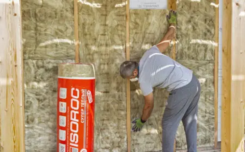 Тепло- и шумоизоляция повышенной упругости ISOROC Супер Теплый Рулон 4100х1220х50 мм, 2 шт. (10 м2, 0,5 м3) в упаковке